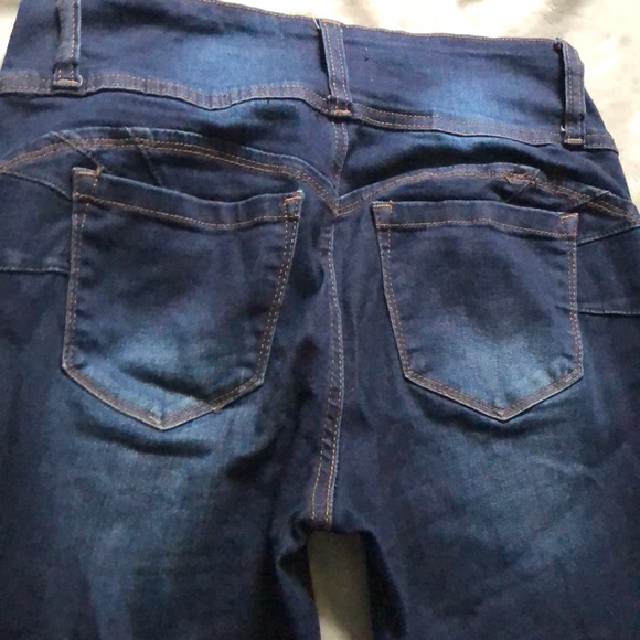 dark high waisted skinny jeans - Picture 3 of 3